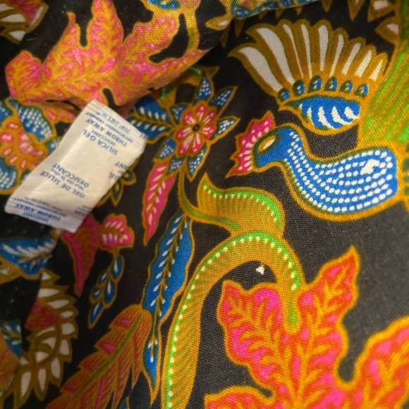 NWT 8” round rattan boho style ATA Grass cross body purse leather strap. - Picture 9 of 16